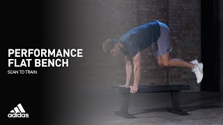 adidas performance flat training bench