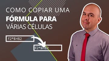 Como Copiar Uma Fórmula  Para Várias Células Na Planilha do Google ou Excel