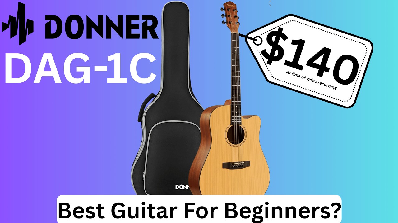 Is This The Best Acoustic Guitar For Beginners? - Donner DAG-1C