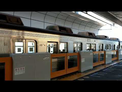【出発時警笛有】東急8500系新越谷駅発車 2022年2月22日 【下り勾配】