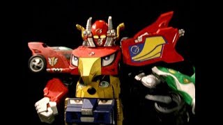 High Octane Megazord with Shark Power | Shark Zord | RPM | Power Rangers Official
