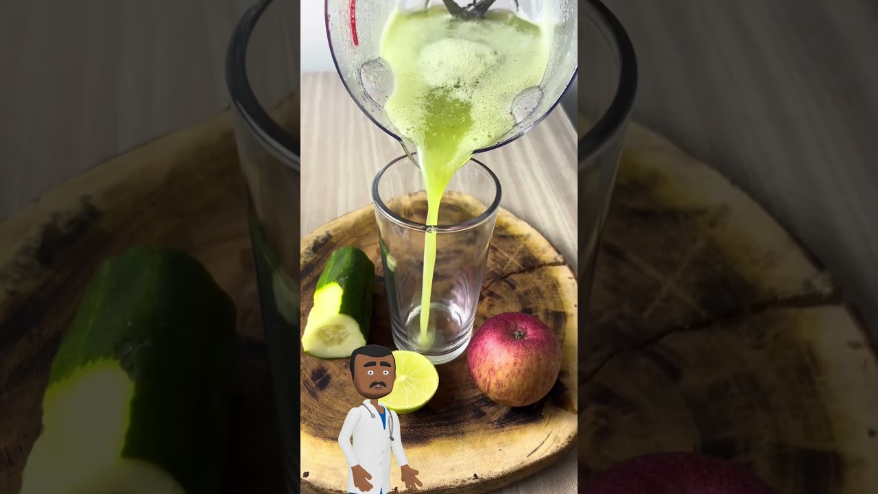 Tome este jugo verde si quiere vivir mucho #recetassaludables #receta #alimentossanos