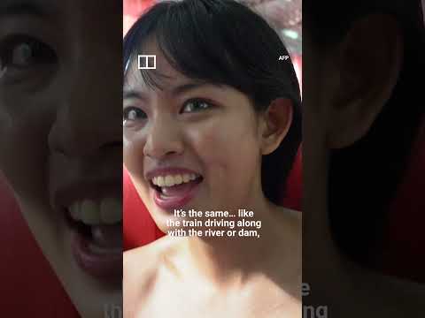 IN A MINUTE: ‘Floating’ railway adventure in Thailand #shorts