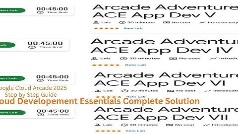 Cloud Developement Essentials Complete Solution || Google Cloud Arcade 2025 || Step by Step Guide 