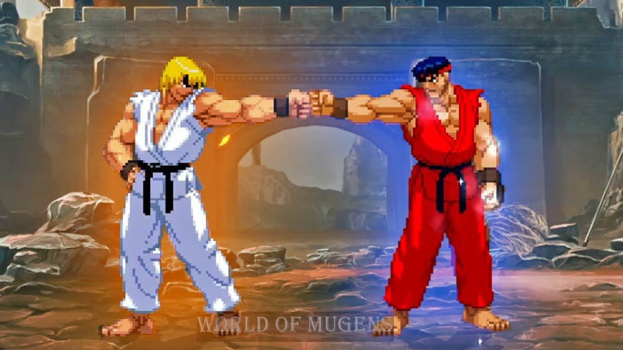 [Street Fighter Mugens] KenBurn VS ICeRyu
