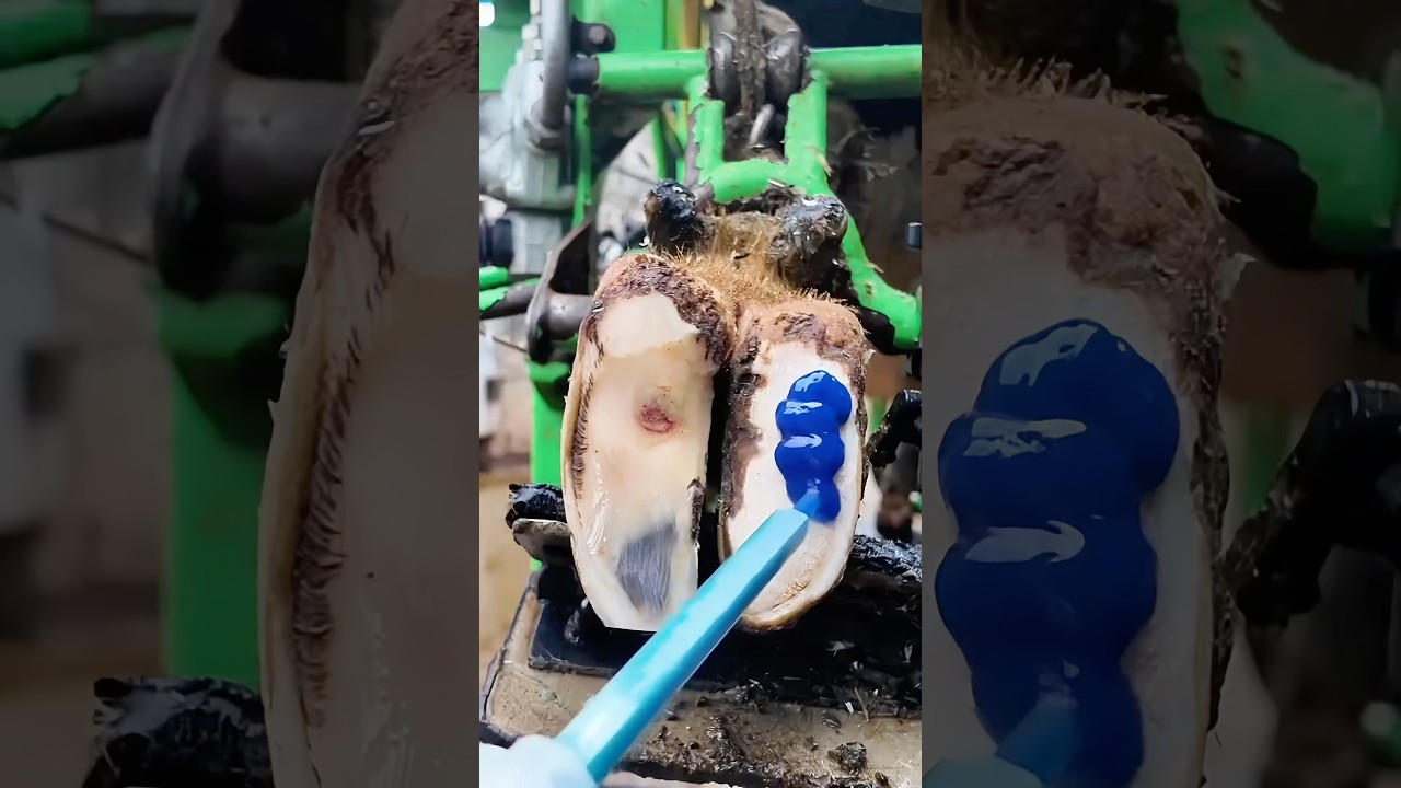Draining Hooves 😷 #goodtoknow #lifehacks #vet #medicine #funfacts #educational #survival #skills