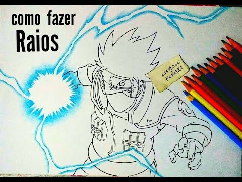 COMO DESENHAR KAKASHI COM CHIDORI, COMO DESENHAR KAKASHI COM CHIDORI .  ACESSE: By kerodesenhar.com