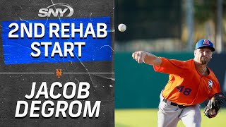 Jacob deGrom on 2nd rehab start: 'Keep moving forward like this, and be back in the big leagues'
