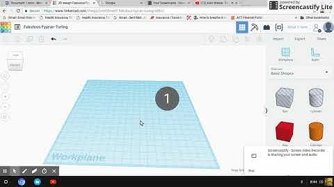 How to remove the Grid or Workplane from Tinkercad.