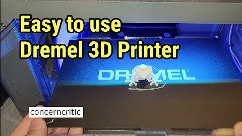 Dremel 3d printer unboxing and test printing