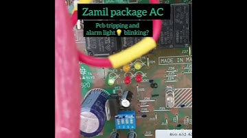 zamil package l zamil AC l pcb tripping and light blinking l #viralvideo #ac #hvac #shorts #video