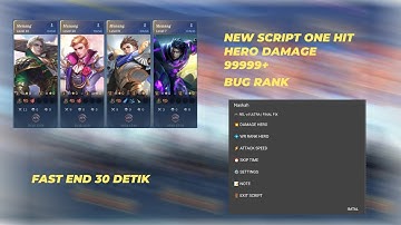 SCRIPT GAME GUARDIAN MLBB ONE HIT | ATTACK SPEED | JUMP TIME |FREE