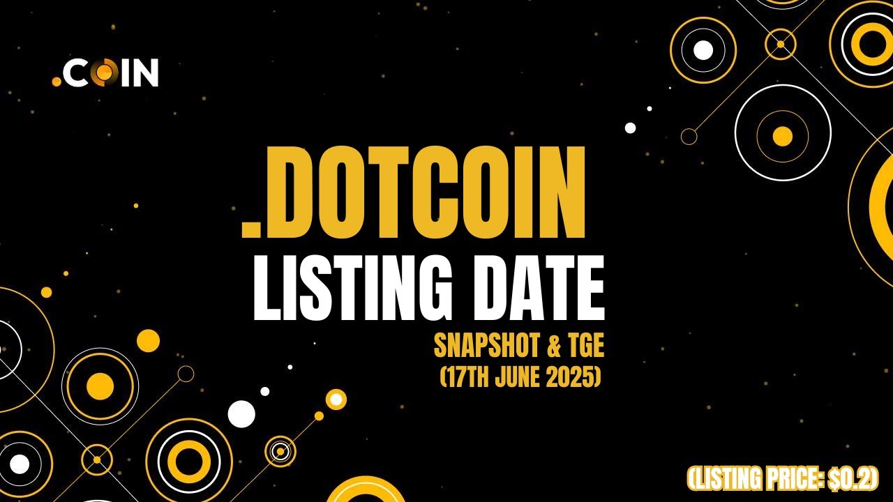 Dotcoin Token Listing Confirmed – Launch Date, Exchange Info & Price  Breakdown