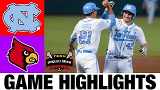 #11 North Carolina vs Louisville Highlights | NCAA Baseball Highlights | 2024 College Baseball