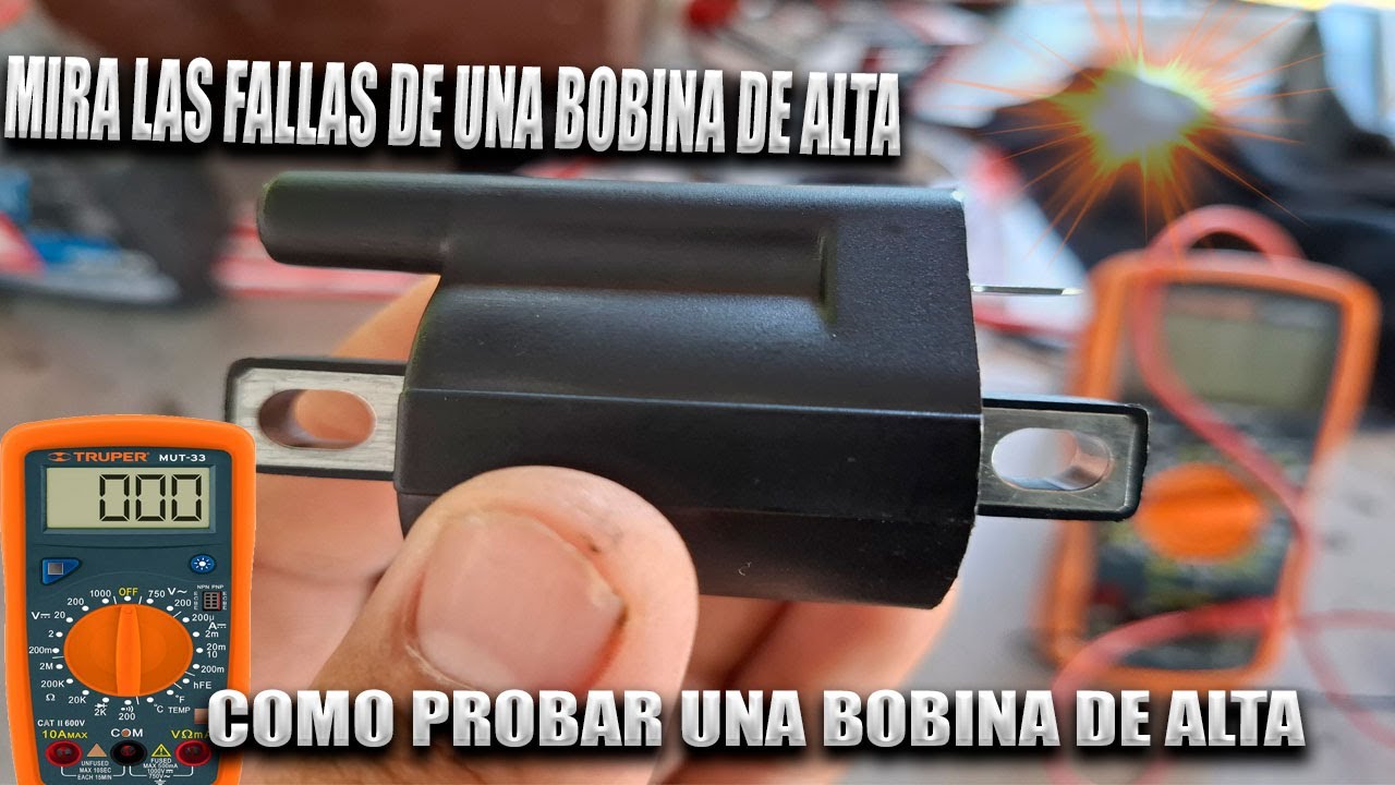 COMO MEDIR BOBINA DE ALTA DE UNA MOTO / fallas revisión y solución / #mimoto #semeapaga