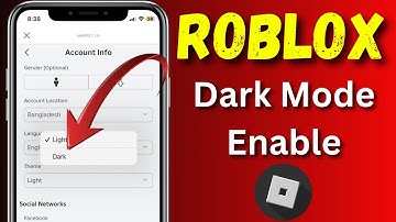 How To Enable Dark Theme on “ROBLOX” /Turn On Dark Mode In “ROBLOX”…