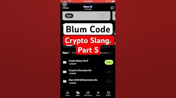 Crypto Slang. Part 5 | Blum code || blum code Crypto Slang. Part 5 #blumcode #crypto #blum