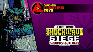 How to Transform Transformers Siege SHOCKWAVE - War for Cybetron - 3.T 111