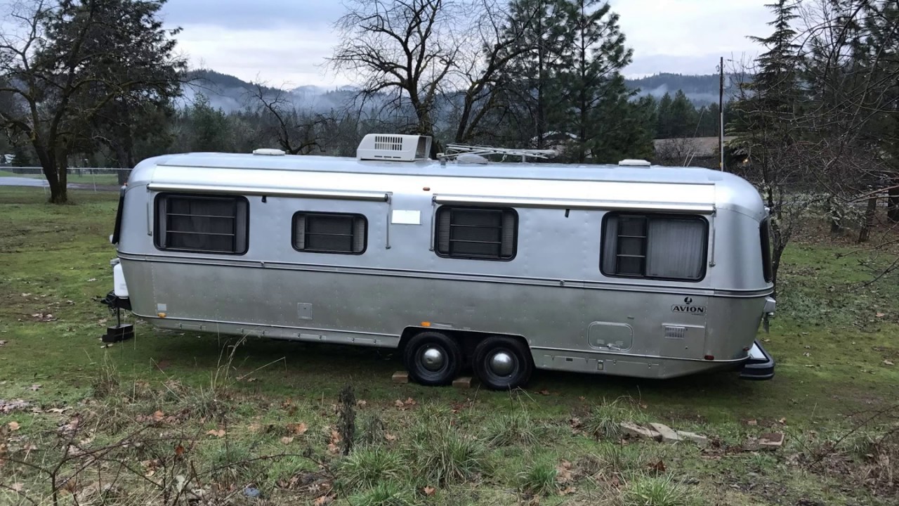 1985 Avion Rv 1985 Avion 30R Aluminum Travel Trailer - YouTube