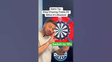 Darts Tip: Stop Chasing Treble 20 When It’s Blocked, use the rest of the board 🙄#dartfuldodger
