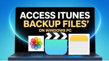 How to View iTunes Backup Photo, Video & Media Files on Windows PC