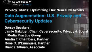 Webinar Playback: Data Augmentation: U.S. Privacy and Cybersecurity Updates