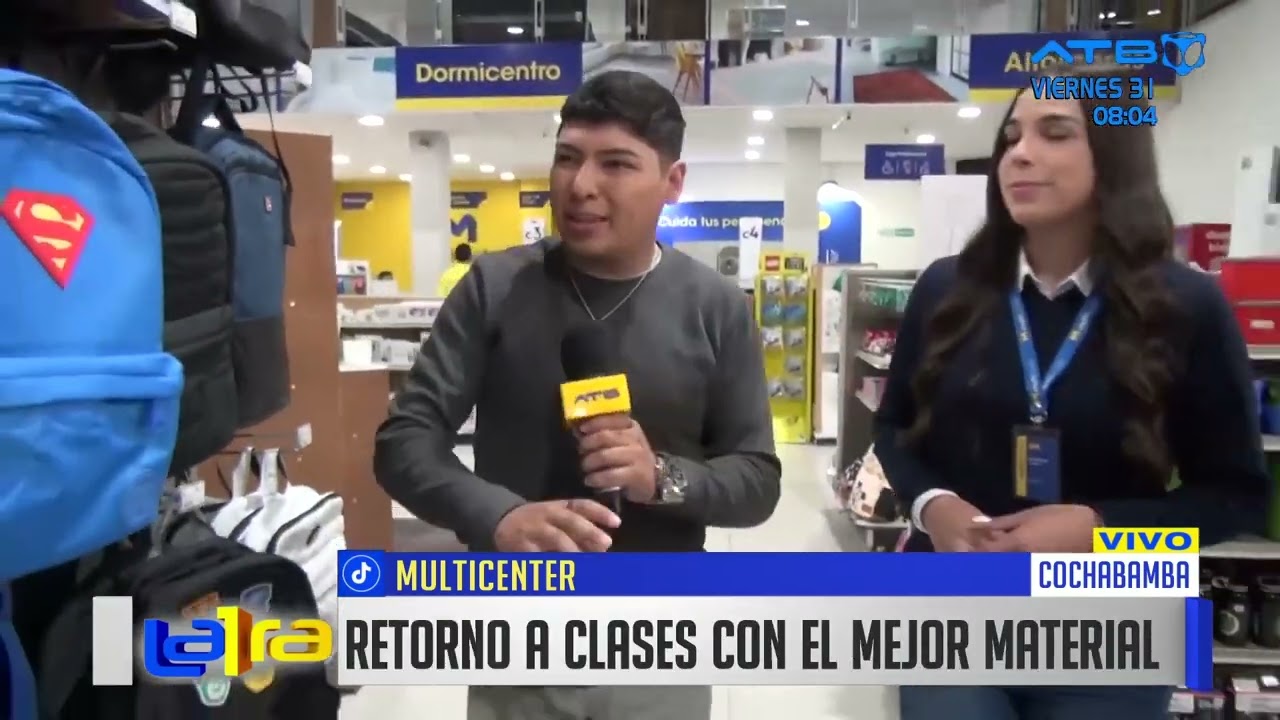 Multicenter ofrece variedad en material escolar en Cochabamba