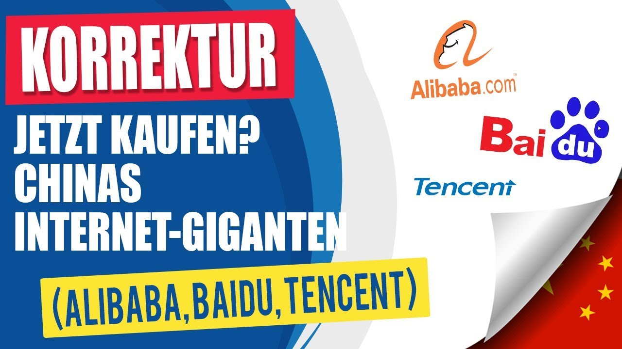 Korrektur Jetzt Kaufen Chinas Internet Giganten Alibaba Baidu