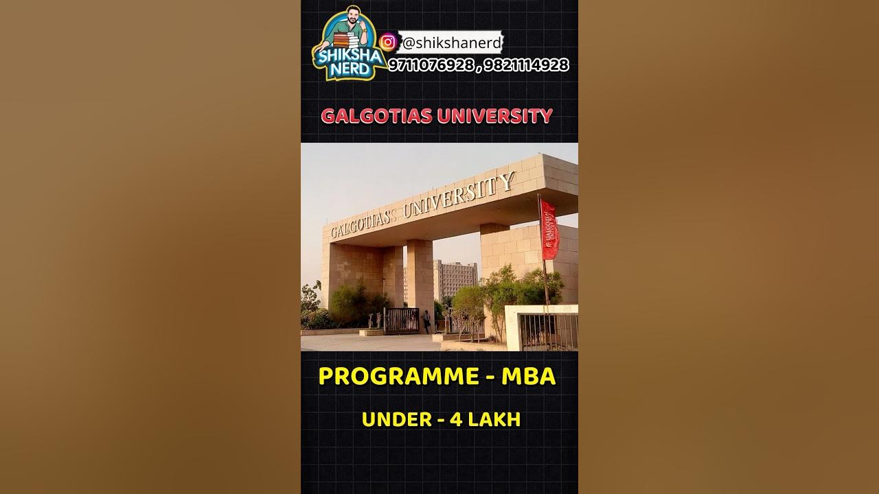 Galgotias University Mba Fee Structure GALGOTIAS UNIVERSITY MBA Review | Fees | Placement | Hostel - YouTube