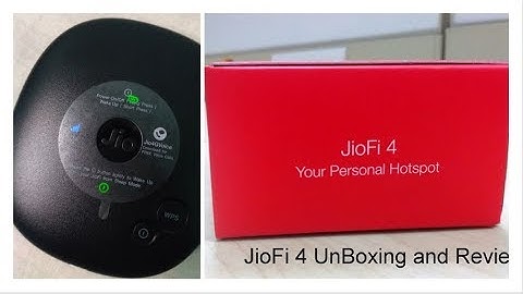Reliance JioFi 4 Jio 4G Wirless Router & Hotspot Unboxing & Review !!