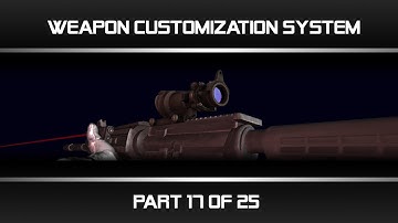 114-HyperShadeTutorials-Unity 3D-Weapon Customization Menu (Java Script) - Part 17 of 25