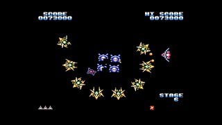 Gyruss Nintendo NES Gameplay