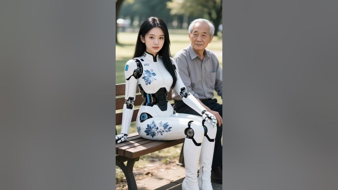 a beautiful robot lady #robot