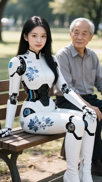 a beautiful robot lady #robot