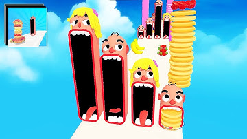 PANCAKE RUN 🥞🍽️🍎 | Gameplay All Levels Walkthrough | New Game Mobile Update Level 1-4