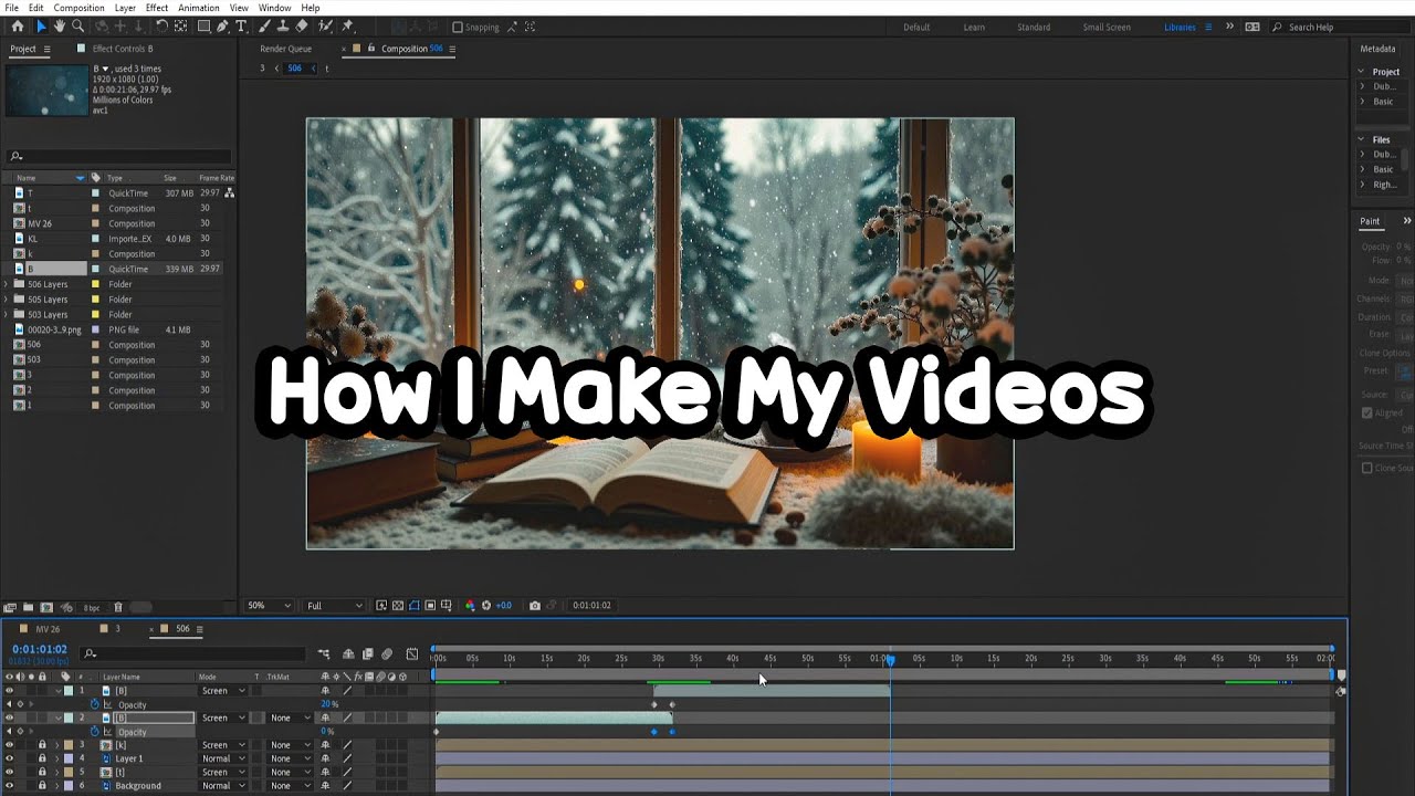 ⁣How I Make My Videos - Lofi Coffee