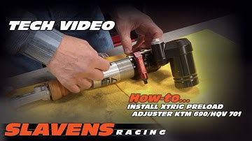 Slavens Racing How-to: install Xtrig Preload Adjuster for KTM 690/Husqvarna 701