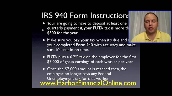 IRS 940 Form Instructions