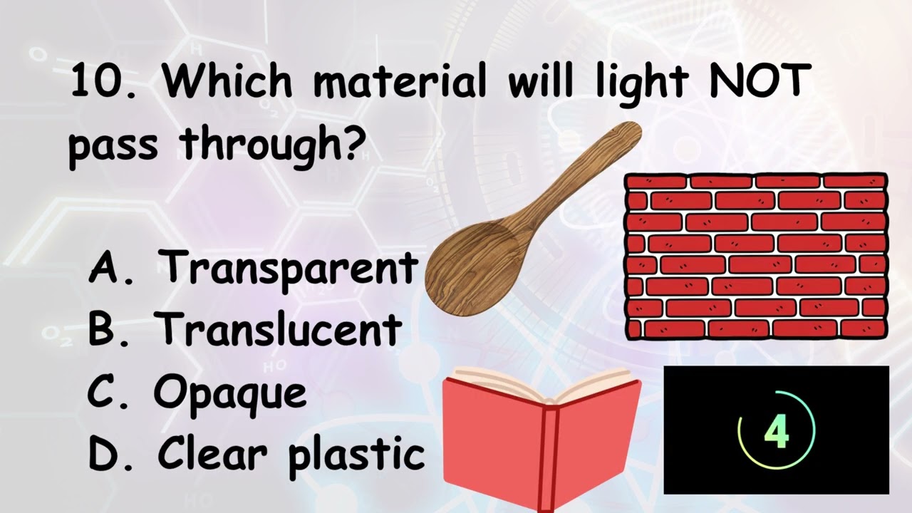 Physical Science | Grade 7 Review Questions Part 2