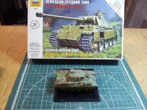 Panther Ausf.D(Zvezda)72 scale...шаг 1