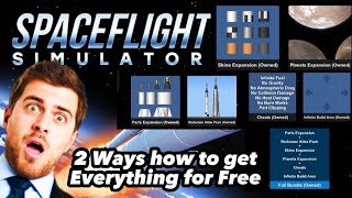 How to get every pack in SpaceFlight Simulator for Free! [Mod APK, Without password, Short & Easy]