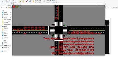 Traffic signal using Artificial intelligence in Python www.matlabprojectscode.com