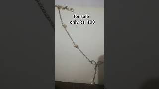 pearl drop korean style necklace