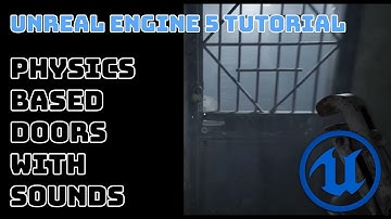 PHYSICS BASED DOORS WITH SOUNDS UNREAL ENGINE 5 TUTORIAL #gamedevelopment #tutorial  #unrealengine5