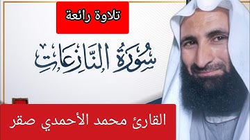 سورة النازعات بصوت القارئ الشيخ محمد الأحمدي صقر