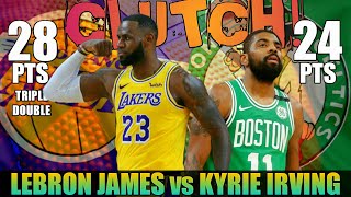 LeBron James vs Kyrie Irving Full Duel Highlights | Lakers vs Celtics