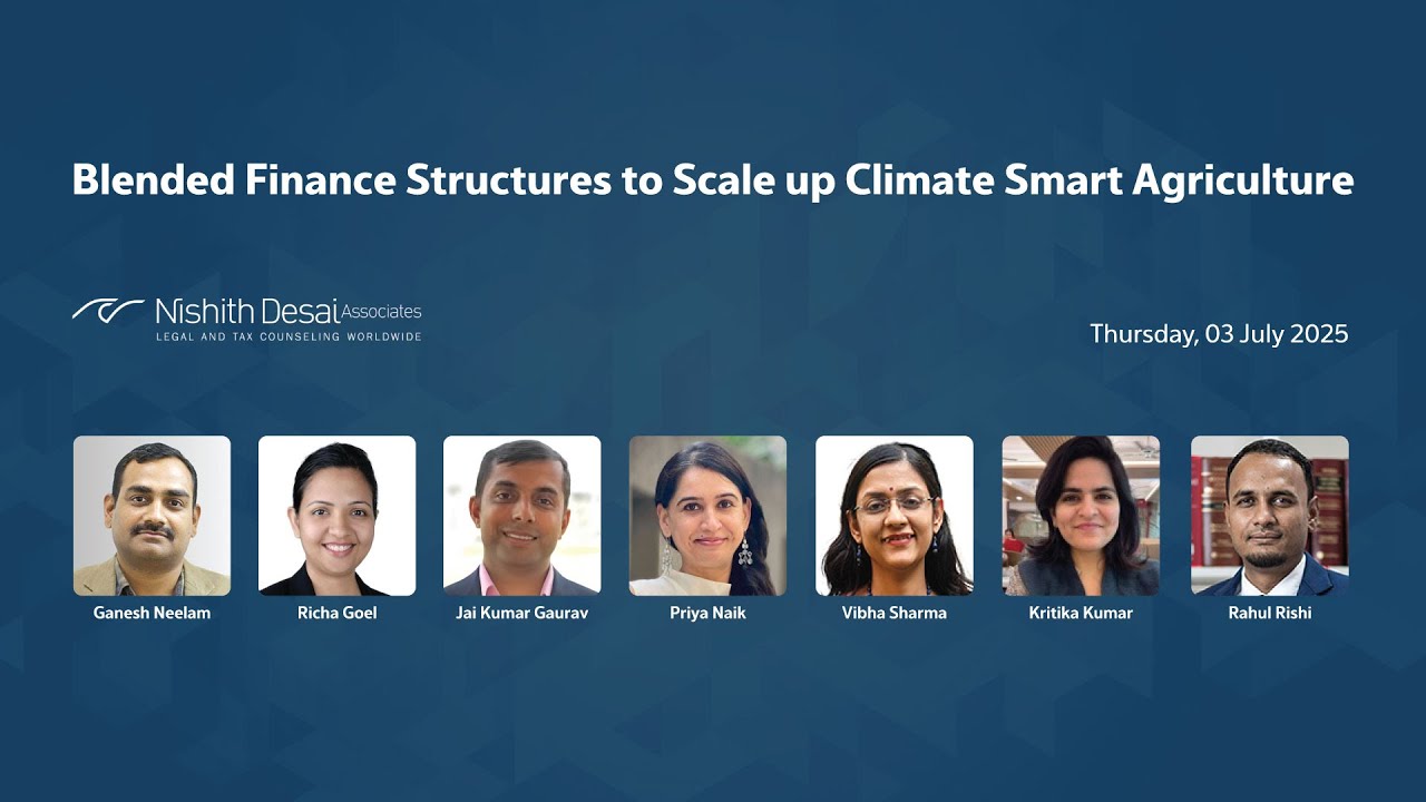 Blended Finance Structures to Scale up Climate Smart Agriculture