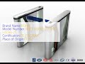 Smart Security Turnstile Access Control LED Indicator