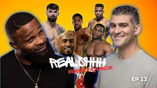 🚨 Joshua KOs Ngannou! 💥 MMA vs Boxing: Tyron's Perfect Matchup! 🥊 Tiki Barber Beef! 😱 | RSRQ Ep. 13