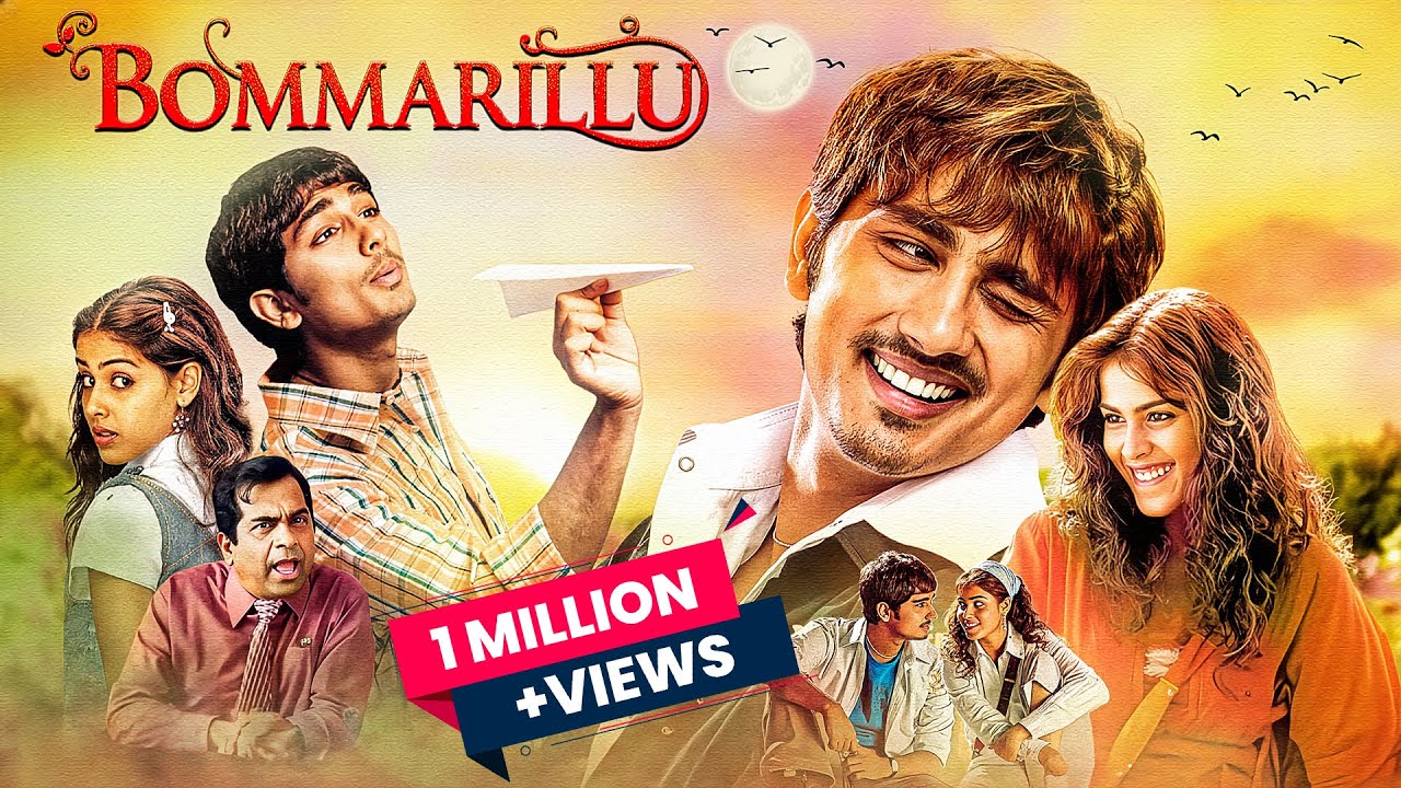 BOMMARILLU New Release Hindi Dubbed Movie | BLOCKBUSTER FAMILY ENTERTAINER | Siddharth, Genelia